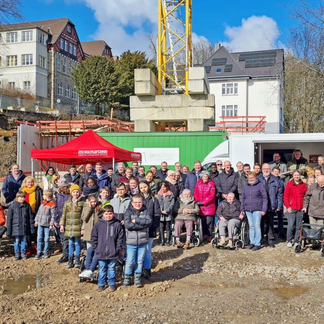 Grundsteinlegung Haus Magdalena! 🧱hier entstehen 80 Einzelzimmer für Senior*innen 🏠 betrieben von der Evangelischen Stiftung Volmarstein - gebaut von uns! 👷🏼‍♂️#urwohnen #raumzumleben